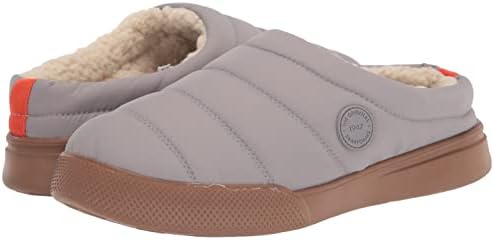 Dearfoams Men's Andre Indoor Outdoor Memory Foam Sport Lounge Clog Slipper, Medium Grey | Image 6