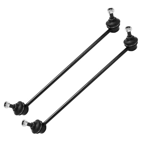 Image of Detroit Axle - 6pc Front End Kit for 2009-2014 Honda Fit 2010-2011 Insight, 2 Lower Control Arms with Ball Joint 2 Sway Bar End Links 2 Outer Tie Rods Suspension Replacement
