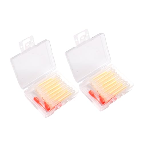 BESPORTBLE Fishing Fluorescent Lightstick Pack 4.5 * 37mm Dark Glow Boxes for Night Fishing