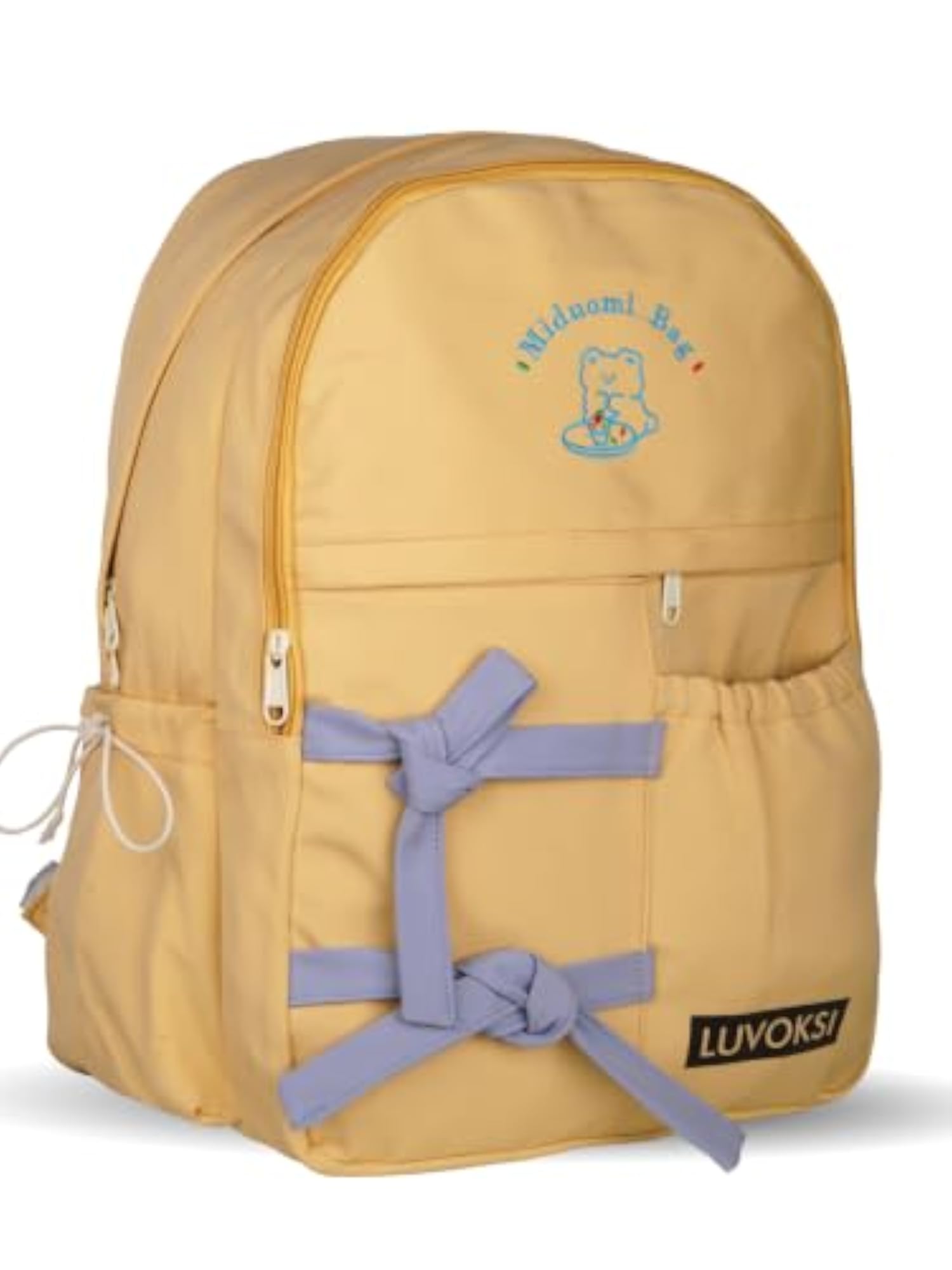 Casual Yellow Backpack for Everyday Use