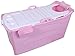 Adulto vasche Facendo il bagno Vasche da bagno pieghevole for adulti / bambini universale caldo di spessore, portatile Vasca Idromassaggio Barrel grande vasca freestanding benna ammollo Terme di plast