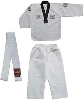 USI UNIVERSALUSI UNIVERSAL Boys Maxi Bouncer Taekwondo Dress (White3xs)