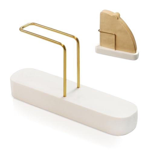Kaffeefilterhalter, Filterbeutelhalter, Kaffeefilter, Papierhalter, Kaffeefilter, Lagerung, Kaffeefilterhalter für Kaffeebar, Zuhause, Büro (14 x 7,3 x 3,5 cm)