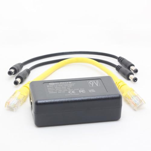 Répartiteur PoE actif Gigabit 9 V 2,3 A Ethernet 802.3at pour switch
