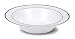 Select Settings [50 COUNT] (12 oz) Silver Rim Plastic Bowls