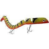 Delong Lures - Giant Witch Fishing Lures for Musky, Pike, Muskie, Segmented Rip Baits Slow Sinking Freshwater Saltwater Musky Lure (FireTiger)