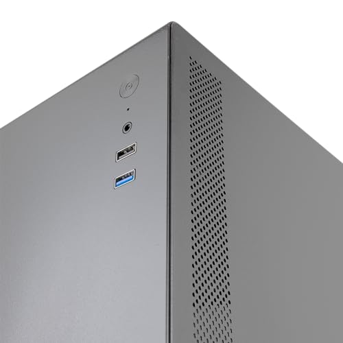Tacens NOVAX, Gabinete Micro-ATX Ultra-Compacto, Diseño Ultra Resistente Todo Metal, 1x Ventilador Trasero de 80mm, Gabinete Mini-Tower con Gran Capacidad Interna, Negro miniatura 4