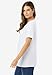 Woman Within Plus Size Perfect Short-Sleeve Scoopneck Tee - 2X, White