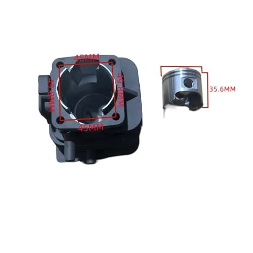 Kit piston-cylindre 44 mm pour débroussailleuse BC500 et AE500 - 3