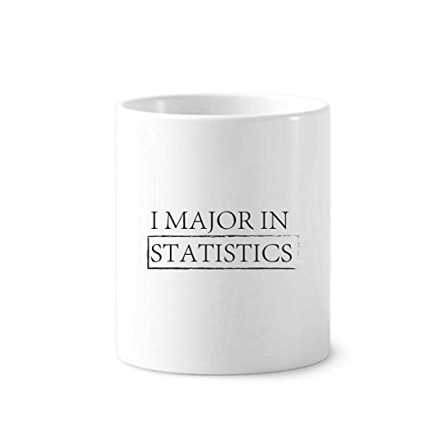 Mug blanc en céramique 350 ml avec citation statistiques pour bureau