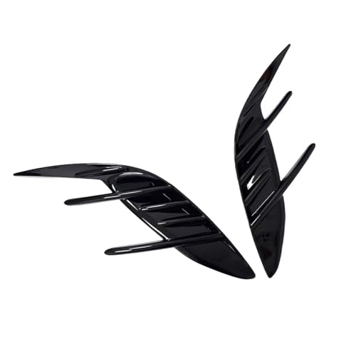 Ailerons latéraux noirs pour Kia Stinger, caches canards en ABS de pare-chocs arrière