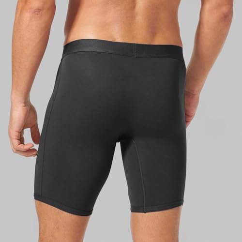 Tommy John Men’s Underwear – Cool Cotton Hammock Pouch Boxer Brief with Longer 8" Inseam – Comfortable Underwear3