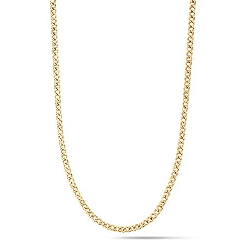 Mvmt Modern Chain Necklace | Lobster Clasp, Stainless Steel | Gold | Md-Lg #TOP1