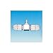 12728-32 - Two-Way Tubing Connector Valve, Ace Glass Incorporated - Two-Way Tubing Connector Valve - Pack of 2