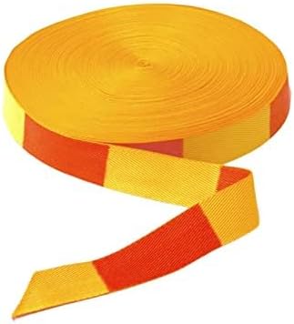 Rouleau de Ceinture de Judo Jaune Orange 50 mètres UGOJUDO