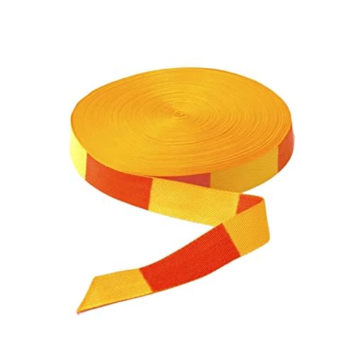 UGOJUDO Rouleau de Ceinture de Judo Jaune Orange 50 m&egrave;tres