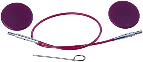 KnitPro KP10500 20cm Single Cable to make 40cm Interchangeable Needle Purple