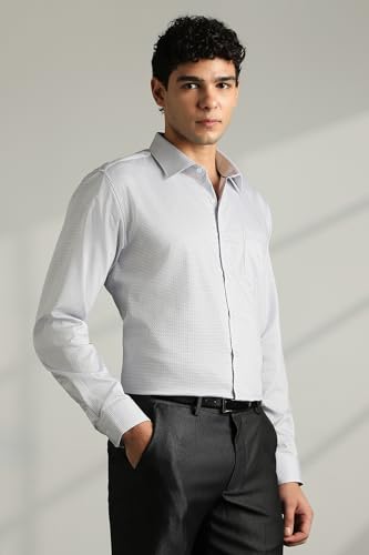 Image of Van Heusen Men's Cotton Slim Fit Durapress Superior Textured Shirt