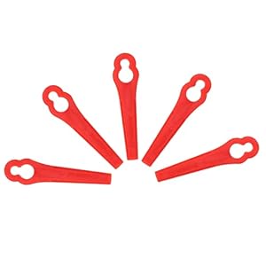 Plastic Grastrimmer Blade, 40 stks Nauwkeurig Snijden Praktische Grastrimmer Blade Eenvoudig Ontwerp Stevig voor…