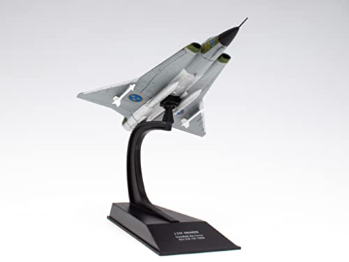 OPO 10 - 1/100 military fighter aircraft compatible with J 35F DRAKEN SWEDISH AIR FORCE 1989 - CP34, Green, Brown, Grey - Image 4