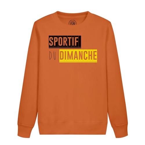 Sweatshirt enfant sportif du dimanche idéal pour les moments de détente et l humour