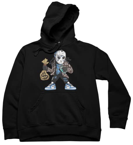 Jordan 1 Carolinaa Blue Matching Colors Men's Hoodie Sweatshirt Pullover