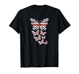Butterfly Beautiful UK Flag Distressed Style