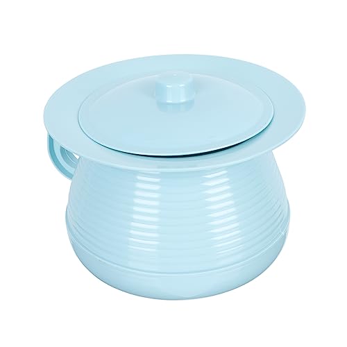 Healvian シー加厚便盆尿? ポータブルスピ カバー付き 家用 夜間小便器 大人用 便利な移動式トイレ