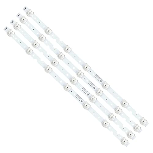 GuuYebe 4PCS LED Backlight Strips for 50 inch TVs 50S425 50S421 50S423 50D6 50UD6306 50UD6406 4C-LB5007-YH02J 4C-LB5007-ZM03J 4C-LB5007-ZM E78030 LVU500NDEL
