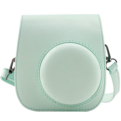Funda protectora para cámara Fujifilm Instax Mini 12 11 9 8 verde claro miniatura 2