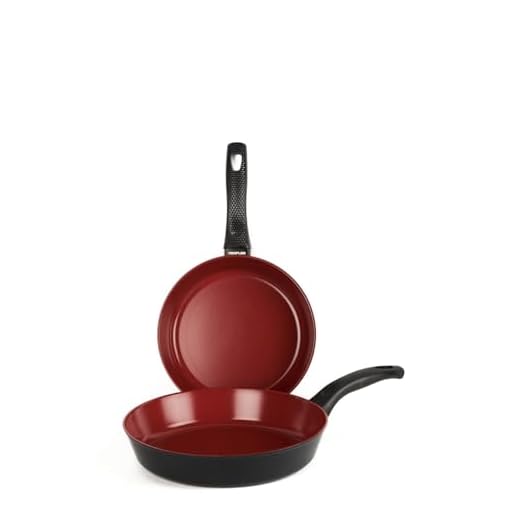 CLASSE ITALY, Set Padelle antiadenti 2 Pz. senza PFAS, Antiaderente a 5 strati senza PTFE, PFOA, 100% sicuro, Linea TUSCANY, per Induzione e Fiamma