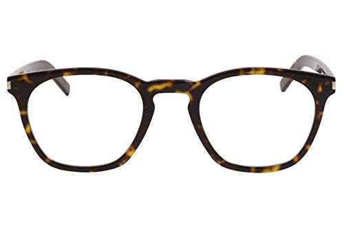 Saint Laurent Slim Sl30 003 Eyeglasses Men's Havana Full Rim Optical Frame 49Mm #TOP1