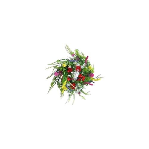 Couronne de Noël extérieure 2pc ornement floral haut de gamme style A