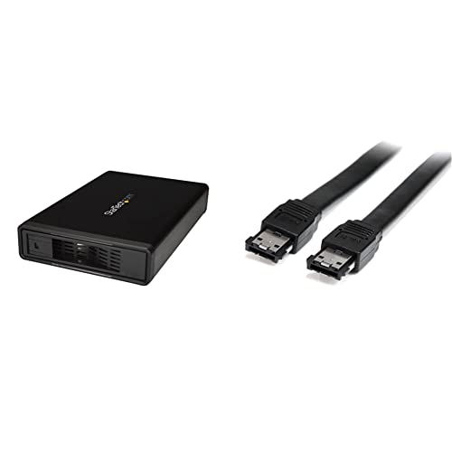 Caja externa para disco duro 3.5" con cable eSATA 6 ft miniatura 1
