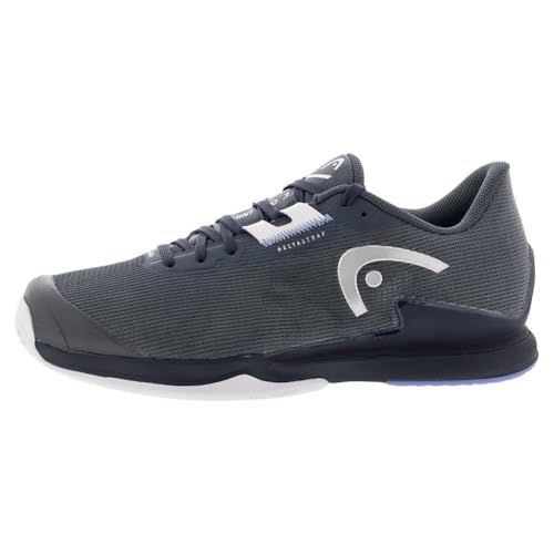 Image of HEAD Sprint Pro 3.5 Mens Tennis Shoes - Dk.Grey /Blue / 2E Wide / 10.0