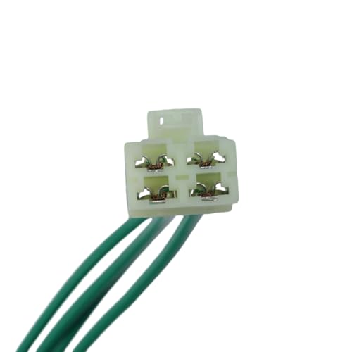 Image of AITKEN Blower Motor Resistor Connector Pigtail Harness | Compatible with Hyundai Kia Toyota Honda Buick Acura Suzuki Mitsubishi Chevrolet.15AWG, 4-pin Jack, Wire Length 11.8 inches