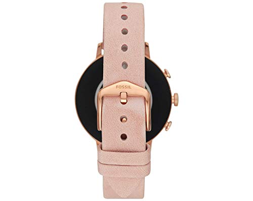 Fossil FTW6015 Women'S Gen 4 Venture Hr Heart Rate Stainless Steel And Leather Touchscreen Smartwatch thumb #1