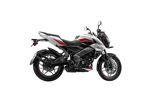 Image of Bajaj Pulsar Ns 200 Ug Motorcycle /Motorbike - Pearl Metallic White - Ex-Showroom
