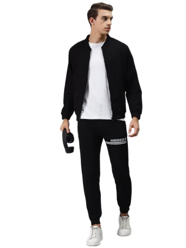 Image of Hubberholme Men's Cotton Blend Solid Collared Sweatshirt