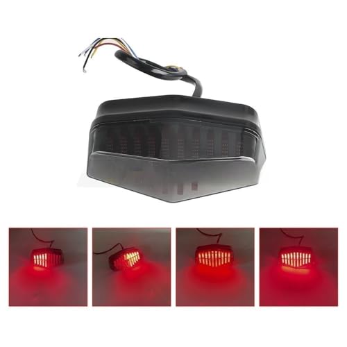 Feu de stop LED moto 12V style Lucas pour remplacer un éclairage faible - 3