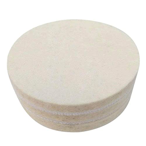 Image of DIY Crafts 1 Set, 7 inch inch Backing + Felt Pad + Nut, Wax Car Polishing Buffing Pad Wool Pad Kit and Felt Pads w (1 Set, 7 inch inch Backing + Felt Pad + Nut)