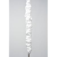 Urbanest 5-Foot Chandelier Chain Cord Cover, Off White Faux Silk