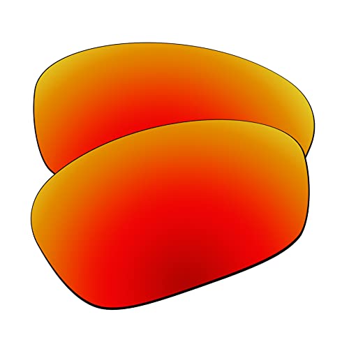EZReplace Lentes de repuesto para gafas de sol Oakley Juliet (lentes polarizadas) – Compatible con marco Oakley Juliet (rojo fuego)