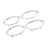 Lot de 4 cercles de garniture de sortie de climatisation pour Ford Focus 2 de 2005 à 2013