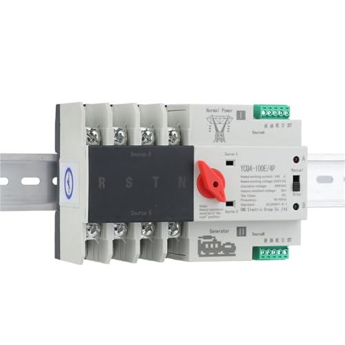 Inverseur de source automatique commutateur transfert rail DIN triphasé 4P 63A