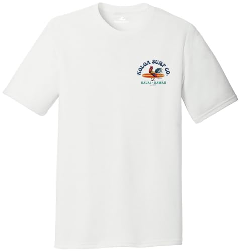 Koloa Surf Men's Cocky Surfer Logo Lightweight Tri-Blend Tees in Sizes XS-4XL2