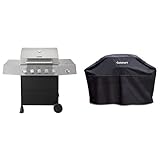 Cuisinart Grill Bundle - Five Burner Gas Grill, 460 sq. inch Cooking Space & Heavy-Duty 60' Barbecue Grill Cover
