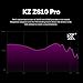 Linsoul KZ ZS10 Pro, 4BA+1DD 5 Driver in Ear Monitor, HiFi Wired Earbuds, Gaming Earbuds, Hybrid IEM Earphones with Stainless Steel Faceplate, Detachable Cable for Musician (Without Mic, Purple)