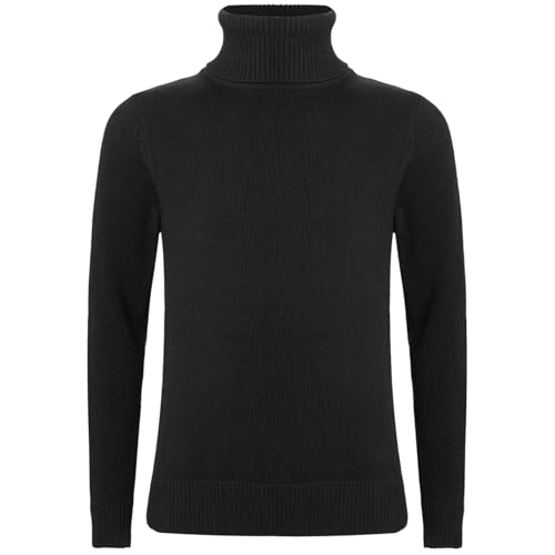 Linjinx Kids Girls Boys Turtleneck Sweater Casual Solid Color Long Sleeve Knitted Slim Fit Pullover Jumper Warm Tops