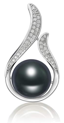 Pendentif Naja perle de culture blanche 11mm et argent 925